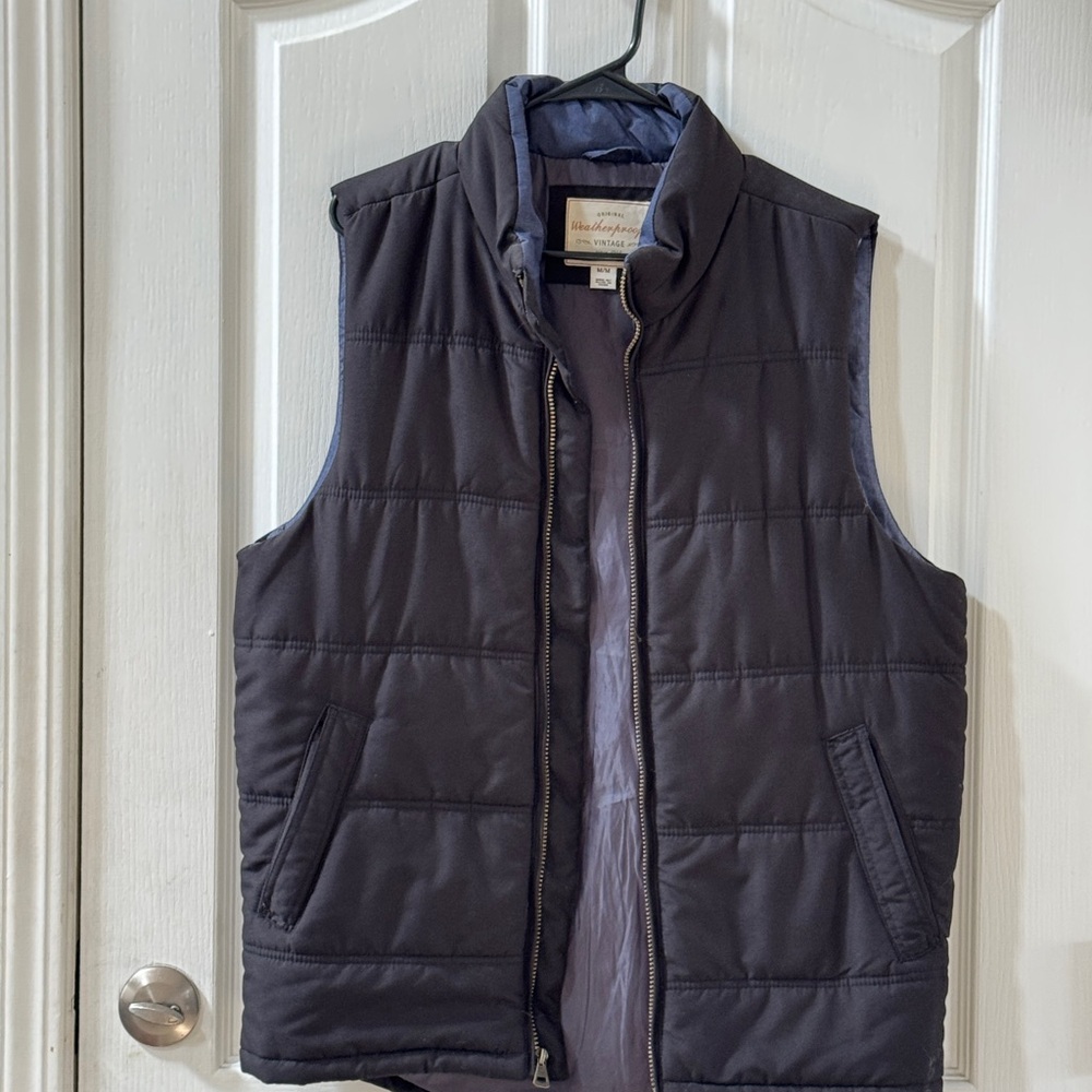 Weatherproof Men's Quilted Vest - Dark Gray